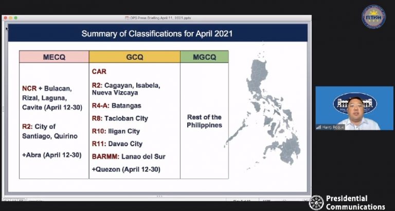 MECQ for NCR Plus until April 30