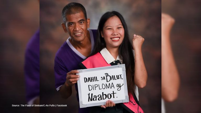 Grad Photo: Proud Daughter Honors Her Dad