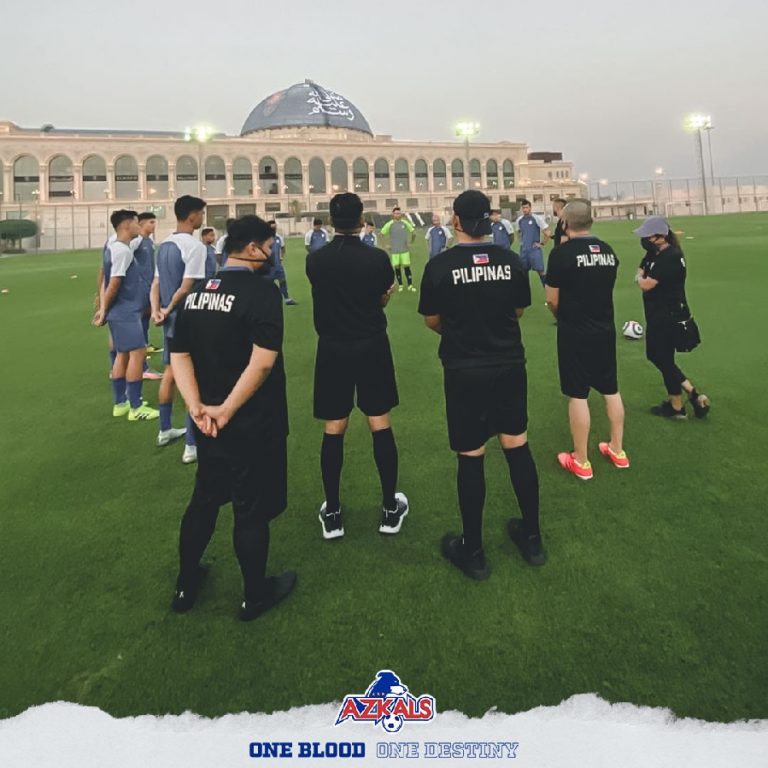 PHL Azkals starts training in Doha, Qatar for World Cup qualifiers
