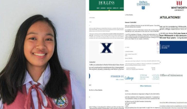 Cebuana senior high student offered P55 million worth of scholarships from 9 US universities