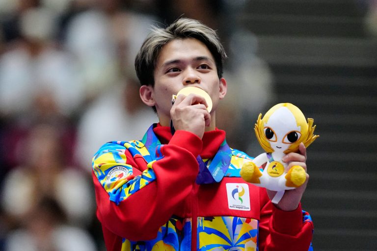 Carlos Yulo Wins PH’s First Gold at Asian Games 2026, With Brother Eldrew by His Side